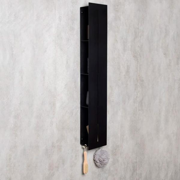 Полка для ванной Daske Shelf-Organizer Continental Max Алюминий/ Black Mono photo 6