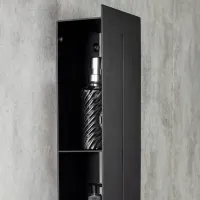 Raft pentru baie Daske Shelf-Organizer Continental Max Aluminiu/ Black Mono photo 7