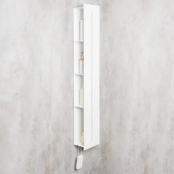 Полка для ванной Daske Shelf-Organizer Continental Max Алюминий/ White Mono photo 2