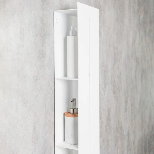 Полка для ванной Daske Shelf-Organizer Continental Max Алюминий/ White Mono photo 4