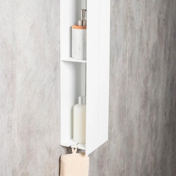 Полка для ванной Daske Shelf-Organizer Continental Max Алюминий/ White Mono photo 8