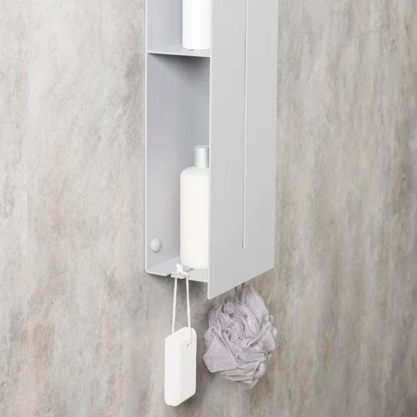 Полка для ванной Daske Shelf-Organizer Continental Алюминий/ Grey Mono photo 10