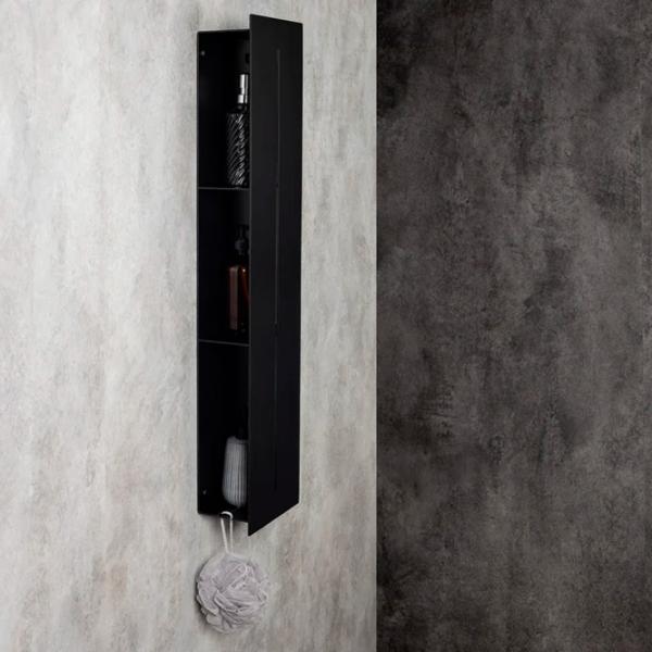 Полка для ванной Daske Shelf-Organizer Continental Алюминий/ Black Mono photo 3