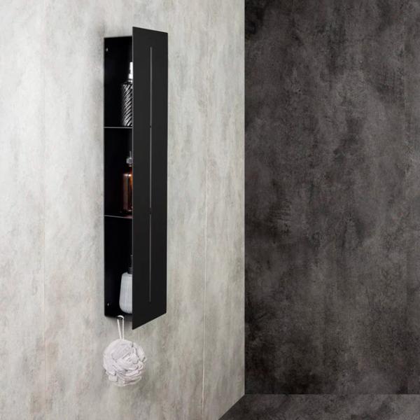 Полка для ванной Daske Shelf-Organizer Continental Алюминий/ Black Mono photo 6