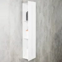 Raft pentru baie Daske Shelf-Organizer Continental Aluminiu/ White Mono photo 3