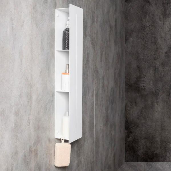 Полка для ванной Daske Shelf-Organizer Continental Алюминий/ White Mono photo 6