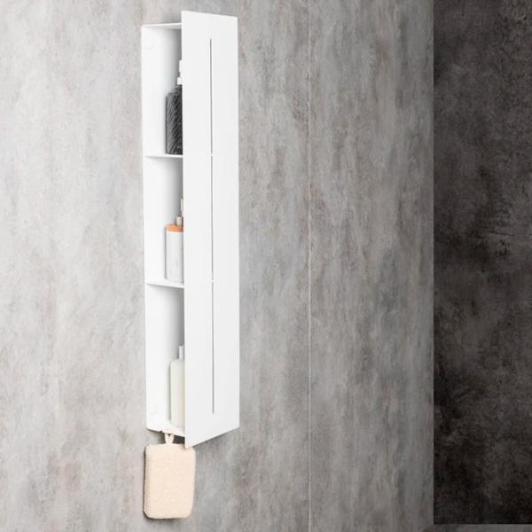 Полка для ванной Daske Shelf-Organizer Continental Алюминий/ White Mono photo 9