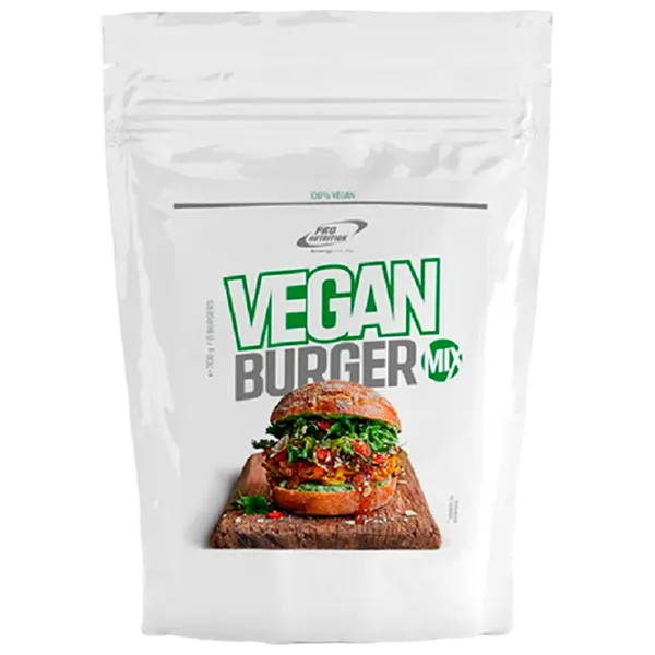 Proteină Pro Nutrition Protein Powder Vegan Burger Mix 300 g (pn0175) praf/ Burger vegan photo 1 Proteină Pro Nutrition Protein Powder Vegan Burger Mix 300 g (pn0175) praf/ Burger vegan photo 1