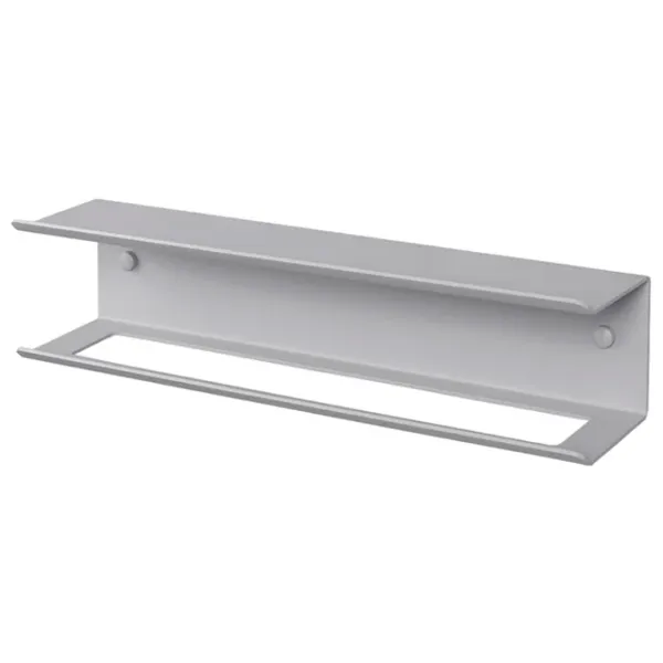 Полка для ванной Daske Towel Rack with Shelf Pody Adhesive Алюминий/ Grey Mono photo 1 Полка для ванной Daske Towel Rack with Shelf Pody Adhesive Алюминий/ Grey Mono photo 1