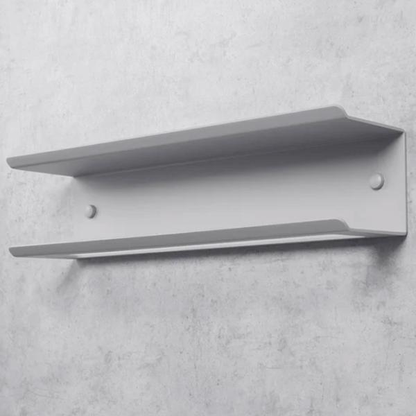 Полка для ванной Daske Towel Rack with Shelf Pody Adhesive Алюминий/ Grey Mono photo 7 Полка для ванной Daske Towel Rack with Shelf Pody Adhesive Алюминий/ Grey Mono photo 7