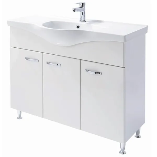 Seturi mobilă de baie Martat Olympia 100 MDF/ White photo 1