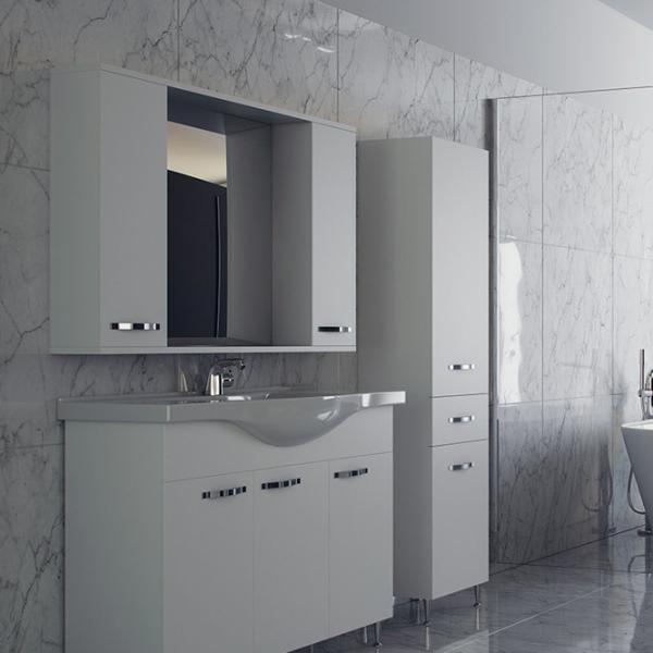 Seturi mobilă de baie Martat Olympia 100 MDF/ White photo 2