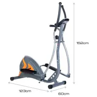 Bicicletă eliptică HMS H2205 Tracțiune: Din spate/ 120 kg/ Gray photo 5