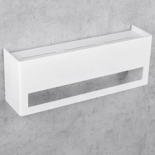 Полка для ванной Daske Towel Rack with Shelf Keyka Adhesive Алюминий/ White Mono photo 4 Полка для ванной Daske Towel Rack with Shelf Keyka Adhesive Алюминий/ White Mono photo 4