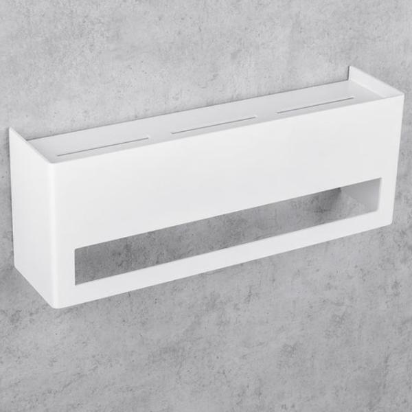 Полка для ванной Daske Towel Rack with Shelf Keyka Adhesive Алюминий/ White Mono photo 4 Полка для ванной Daske Towel Rack with Shelf Keyka Adhesive Алюминий/ White Mono photo 4