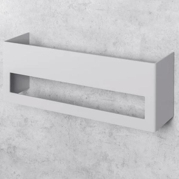 Raft pentru baie Daske Towel Rack with Shelf Keyka Adhesive Aluminiu/ Grey Mono photo 2