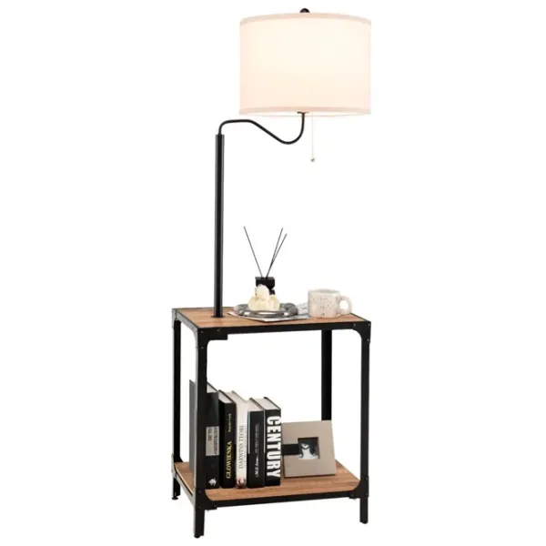 Noptiere Costway EU10011DE 144 x 49 x 34/ Oțel/ Black photo 1