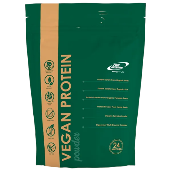 Proteină Pro Nutrition Vegan Protein Powder 720 g (pn0178) praf/ Natural photo 1 Proteină Pro Nutrition Vegan Protein Powder 720 g (pn0178) praf/ Natural photo 1