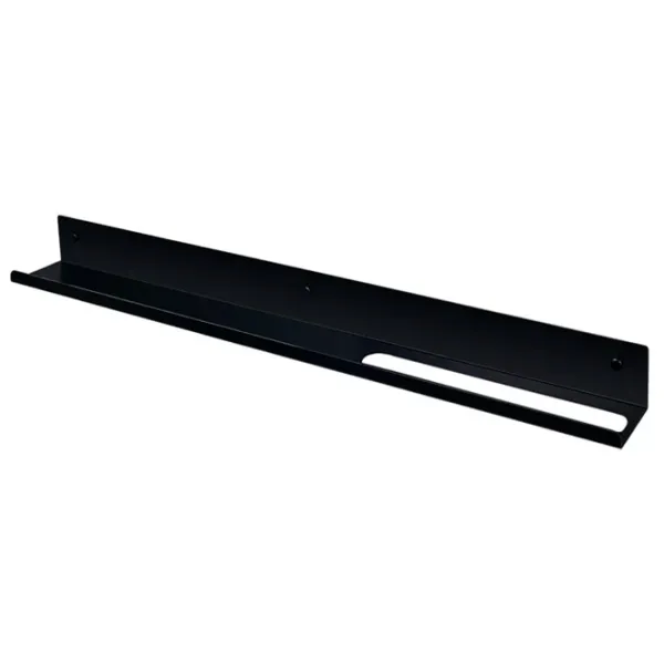 Полка для ванной Daske Towel Rack with Shelf Mirage Adhesive Right Алюминий/ Black photo 1