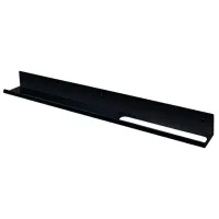 Полка для ванной Daske Towel Rack with Shelf Mirage Adhesive Right Алюминий/ Black