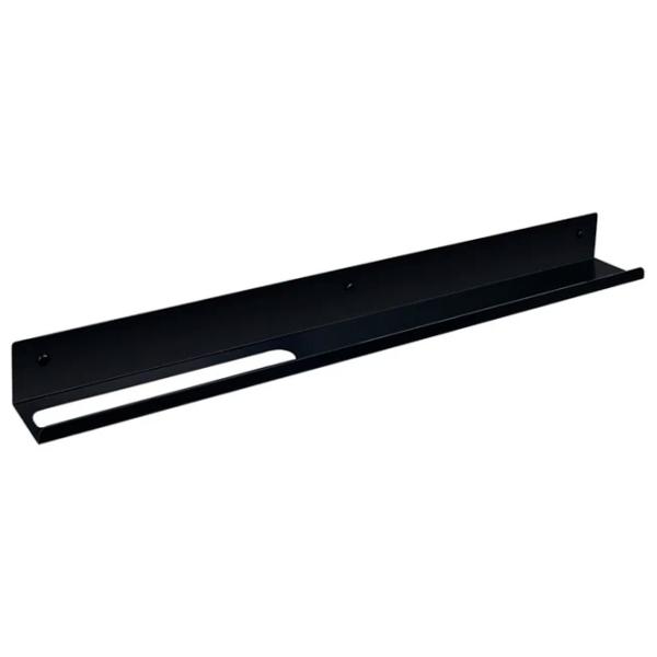 Полка для ванной Daske Towel Rack with Shelf Mirage Adhesive Left Алюминий/ Black photo 1