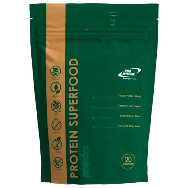 Proteină Pro Nutrition Vegan Protein Superfood 500 g (pn0179) praf/ Natural photo 1