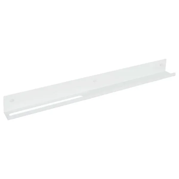 Полка для ванной Daske Towel Rack with Shelf Mirage Adhesive Left Алюминий/ White photo 1