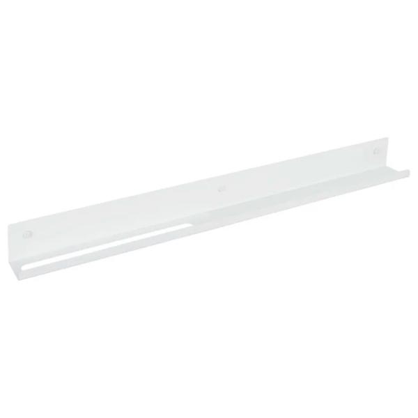Полка для ванной Daske Towel Rack with Shelf Mirage Adhesive Left Алюминий/ White photo 1