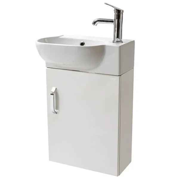 Seturi mobilă de baie Martat Pera 45 MDF/ White photo 1