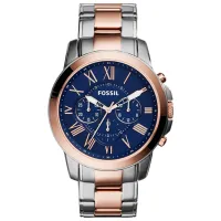 Наручные часы для мужчин FOSSIL Grant Chronograph Кварцевый/ 44 мм