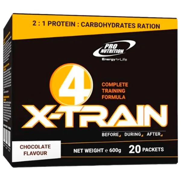 Proteină Pro Nutrition 4 X-Train 600 g (pn0002) praf/ Ciocolată photo 2 Proteină Pro Nutrition 4 X-Train 600 g (pn0002) praf/ Ciocolată photo 2