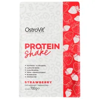 Протеин OstroVit Protein Shake 700 г (5903933908014) порошок/ Клубника photo 2