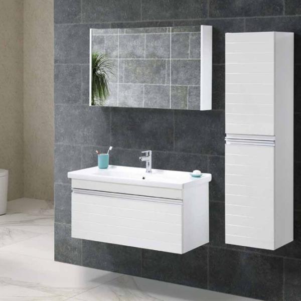Seturi mobilă de baie Martat Hera 60 MDF/ White photo 2 Seturi mobilă de baie Martat Hera 60 MDF/ White photo 2