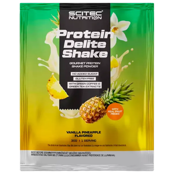 Протеин Scitec Nutrition Protein Delite Shake 30 г (5999100025301) порошок/ Ананас, ваниль photo 1