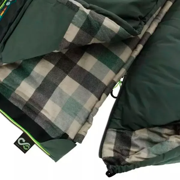 Спальный мешок Outwell Camper Lux Double Полибутон/ Green photo 3