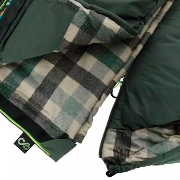 Спальный мешок Outwell Camper Lux Double Полибутон/ Green photo 3