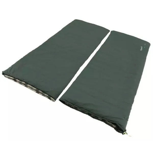 Спальный мешок Outwell Camper Lux Double Полибутон/ Green photo 4