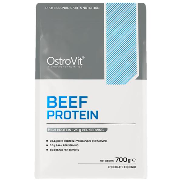 Протеин OstroVit Beef Protein 700 г (5903933910116) порошок/ Шоколад, кокос photo 3 Протеин OstroVit Beef Protein 700 г (5903933910116) порошок/ Шоколад, кокос photo 3