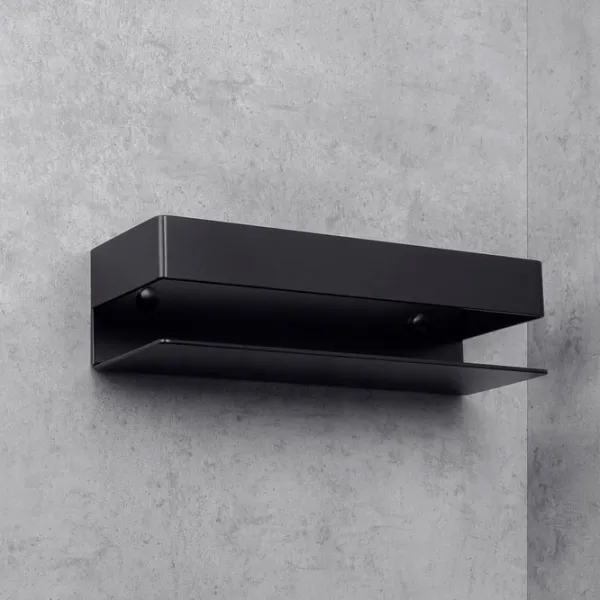Полка для ванной Daske Shelf-Organizer Skandi Adhesive Алюминий/ Black Mono photo 4