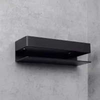 Raft pentru baie Daske Shelf-Organizer Skandi Adhesive Aluminiu/ Black Mono photo 4