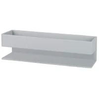 Полка для ванной Daske Shelf-Organizer Skandi Adhesive Алюминий/ Grey Mono