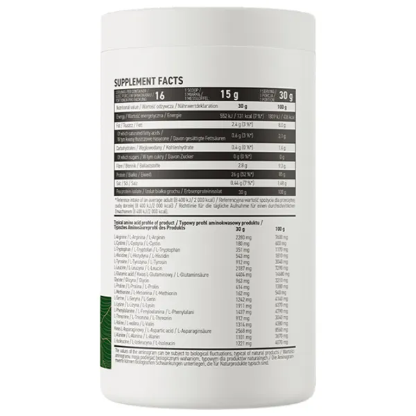 Proteină OstroVit Pea Protein Isolate 480 g (5903933916019) praf/ Natural photo 3 Proteină OstroVit Pea Protein Isolate 480 g (5903933916019) praf/ Natural photo 3