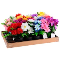 Plantă artificială NVT 49436 Multicolor/ Înălțimea (cm) - 20