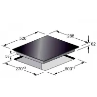 Plită încorporabilă cu inducție Kaiser KCT 3726 FI Vitroceramică/ Black photo 5
