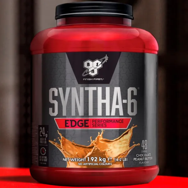 Proteină BSN SYNTHA 6 1920 g (5060245607100) praf/ Сiocolată, unt de arahide photo 2