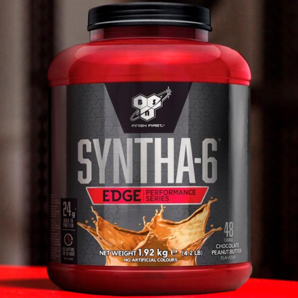 Proteină BSN SYNTHA 6 1920 g (5060245607100) praf/ Сiocolată, unt de arahide photo 2