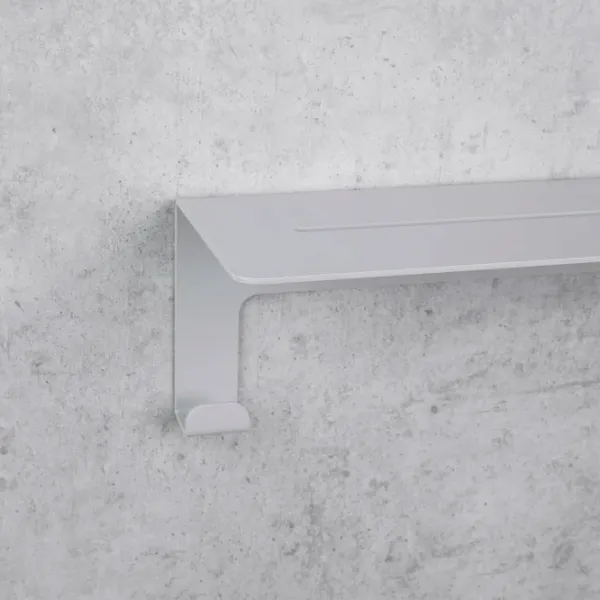 Raft pentru baie Daske Floating Shower Shelves Grohys Adhesive Aluminiu/ Grey Mono photo 2