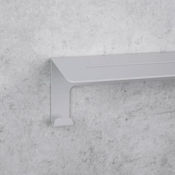 Raft pentru baie Daske Floating Shower Shelves Grohys Adhesive Aluminiu/ Grey Mono photo 2