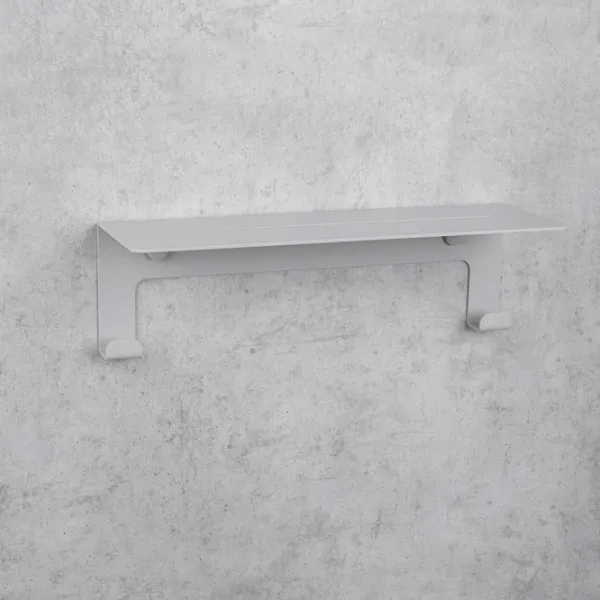 Raft pentru baie Daske Floating Shower Shelves Grohys Adhesive Aluminiu/ Grey Mono photo 5