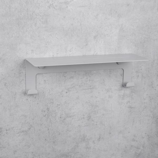 Raft pentru baie Daske Floating Shower Shelves Grohys Adhesive Aluminiu/ Grey Mono photo 5